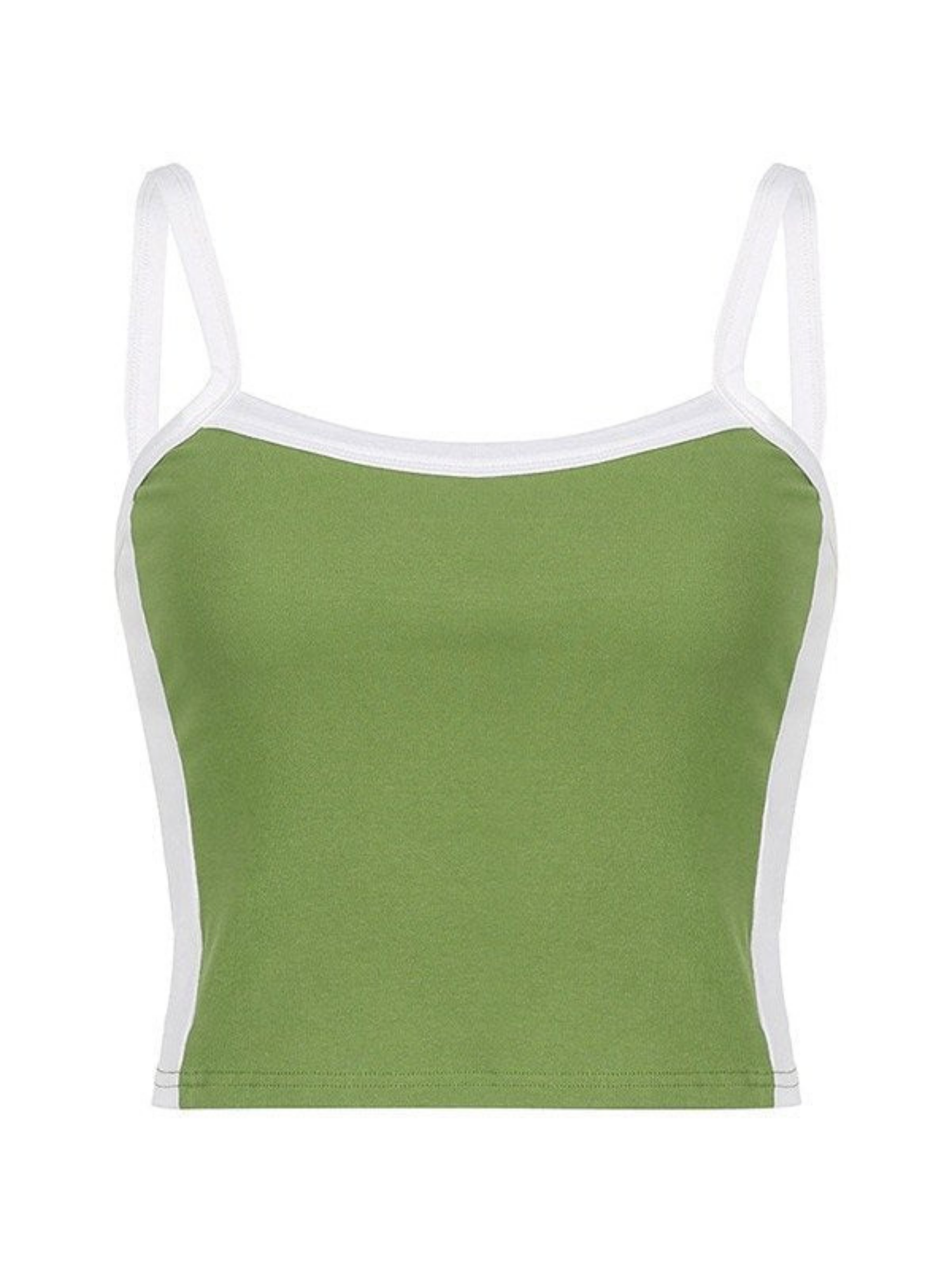 Women’s Contrast Stripe Crop Cami Top