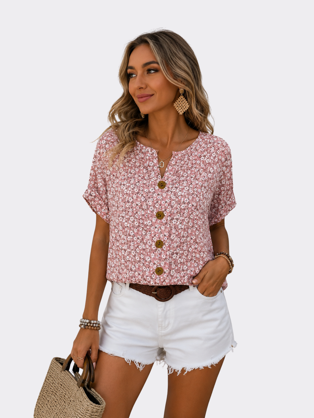Women’s Floral Print Blouse