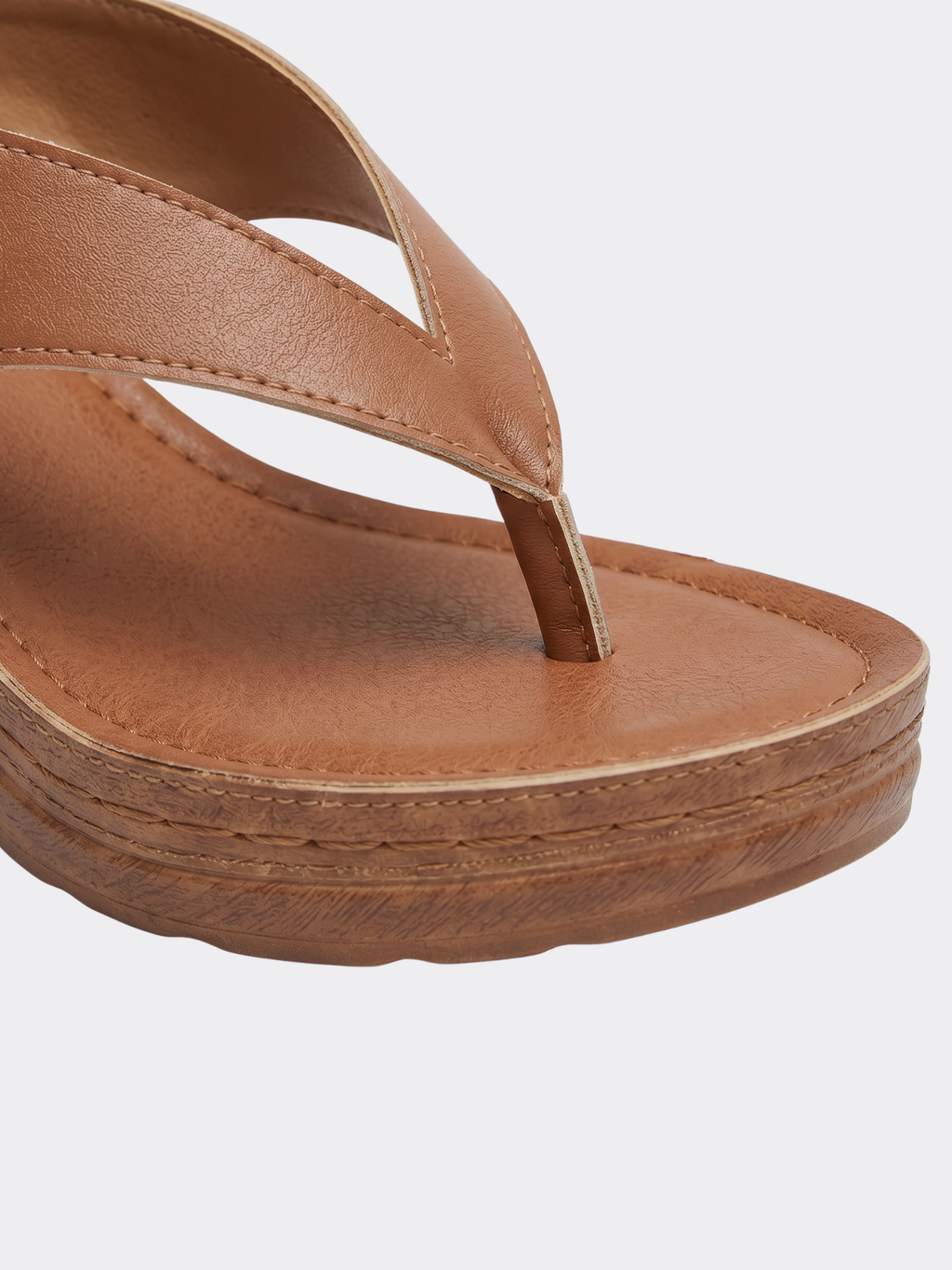 Women’s Thong Sandals with Chunky Block Heel