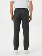 Men's Drawstring Straight-Leg Trousers