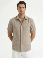 Men’s Short Sleeve Button-Front Shirt