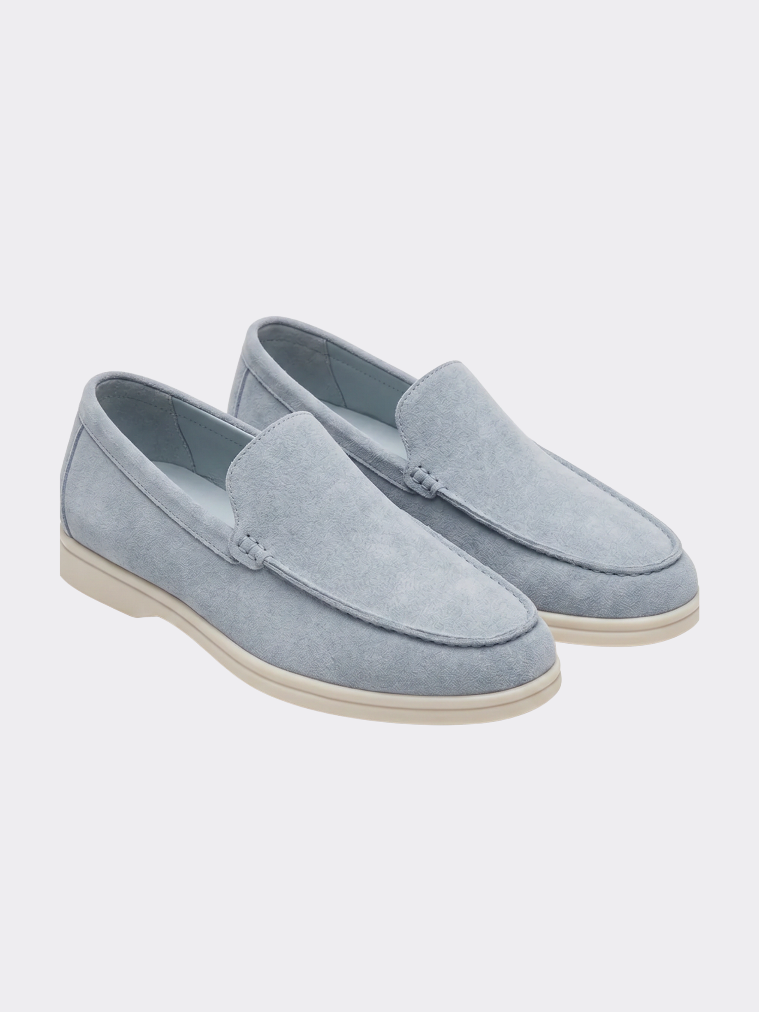 Men’s Slip-On Loafers with Rounded Toe