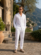 Men’s Summer Shirt and Trousers Set – Relaxed Coordinated Design