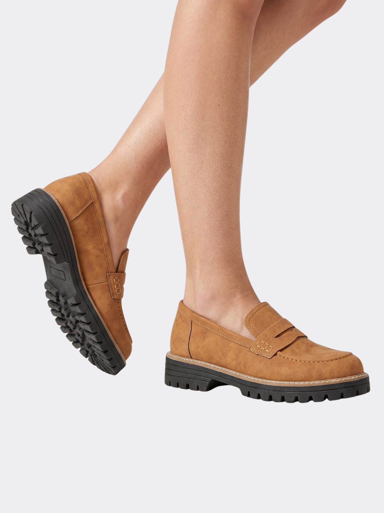 Women’s Platform Slip-On Penny Loafers