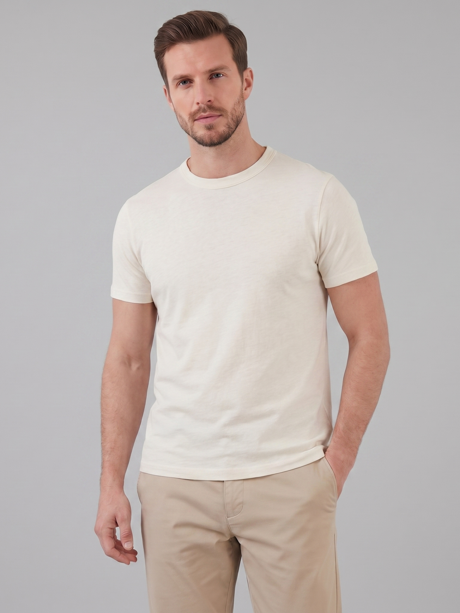 Men's Short Sleeve Casual Crew Neck Top