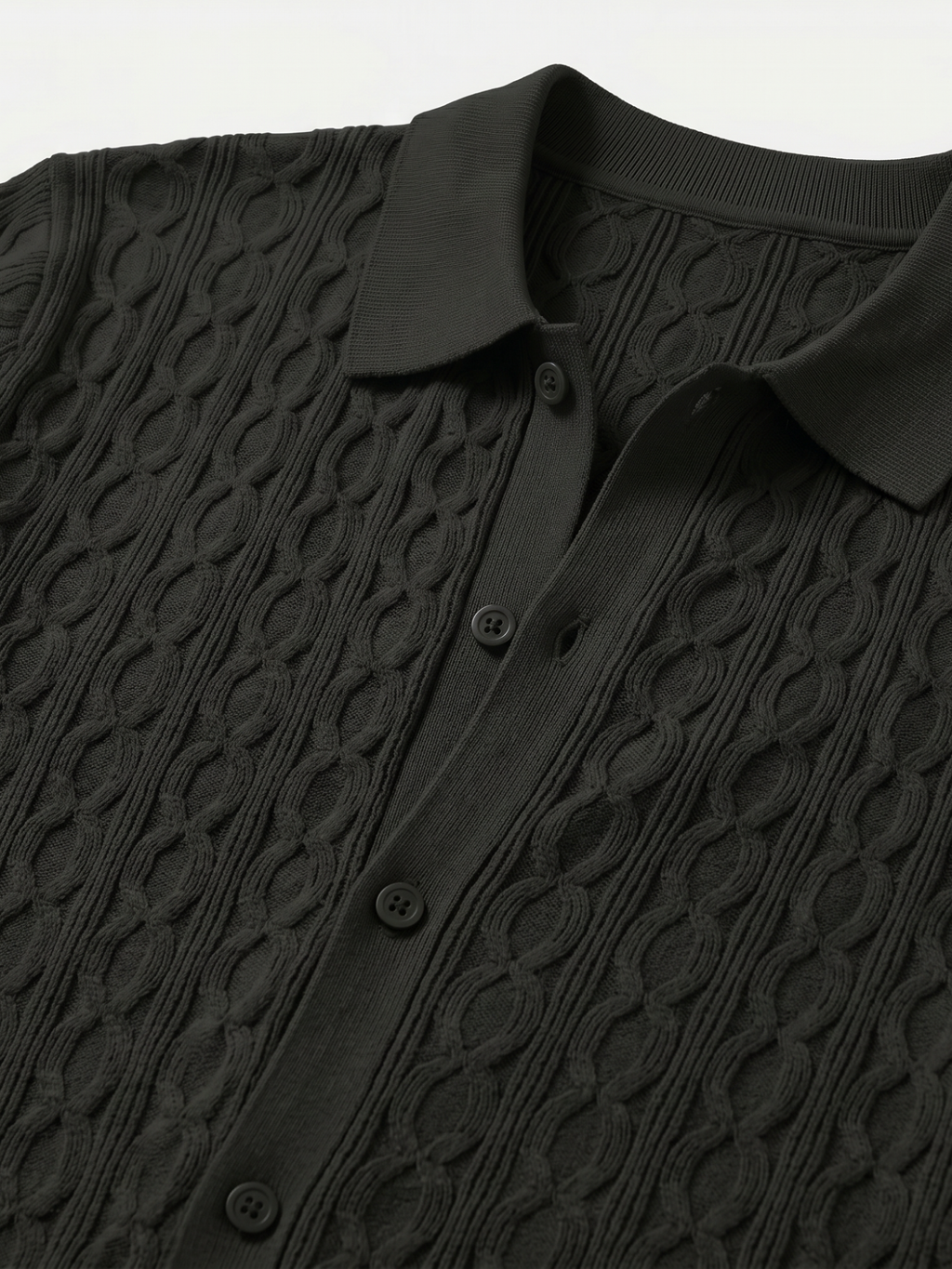 Men’s Short Sleeve Knit Polo Shirt – Slim Fit