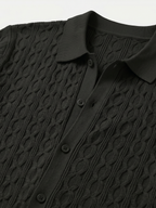 Men’s Short Sleeve Knit Polo Shirt – Slim Fit