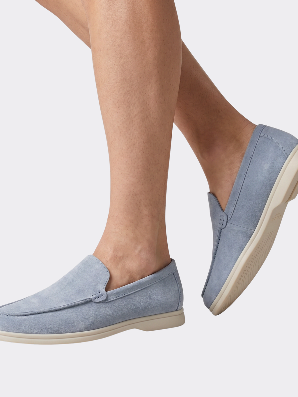 Men’s Slip-On Loafers with Rounded Toe