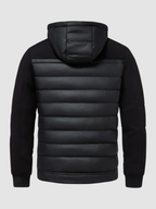 Men’s Quilted Jacket – Detachable Hood, Zip Closure, Long Sleeve, Regular Fit