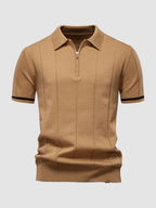 Men’s Slim Fit Polo Shirt – Short Sleeve, Button Collar
