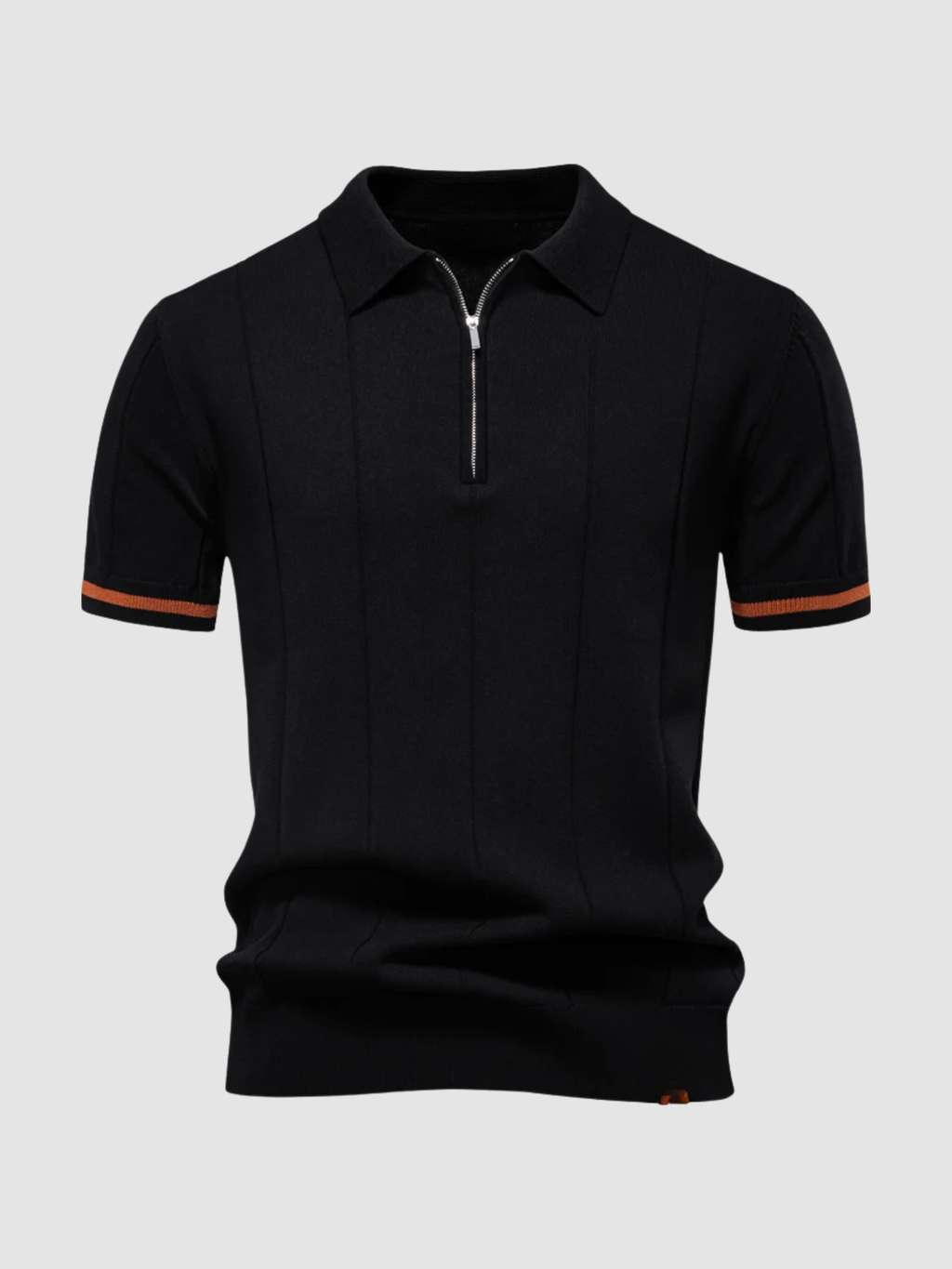 Men’s Slim Fit Polo Shirt – Short Sleeve, Button Collar