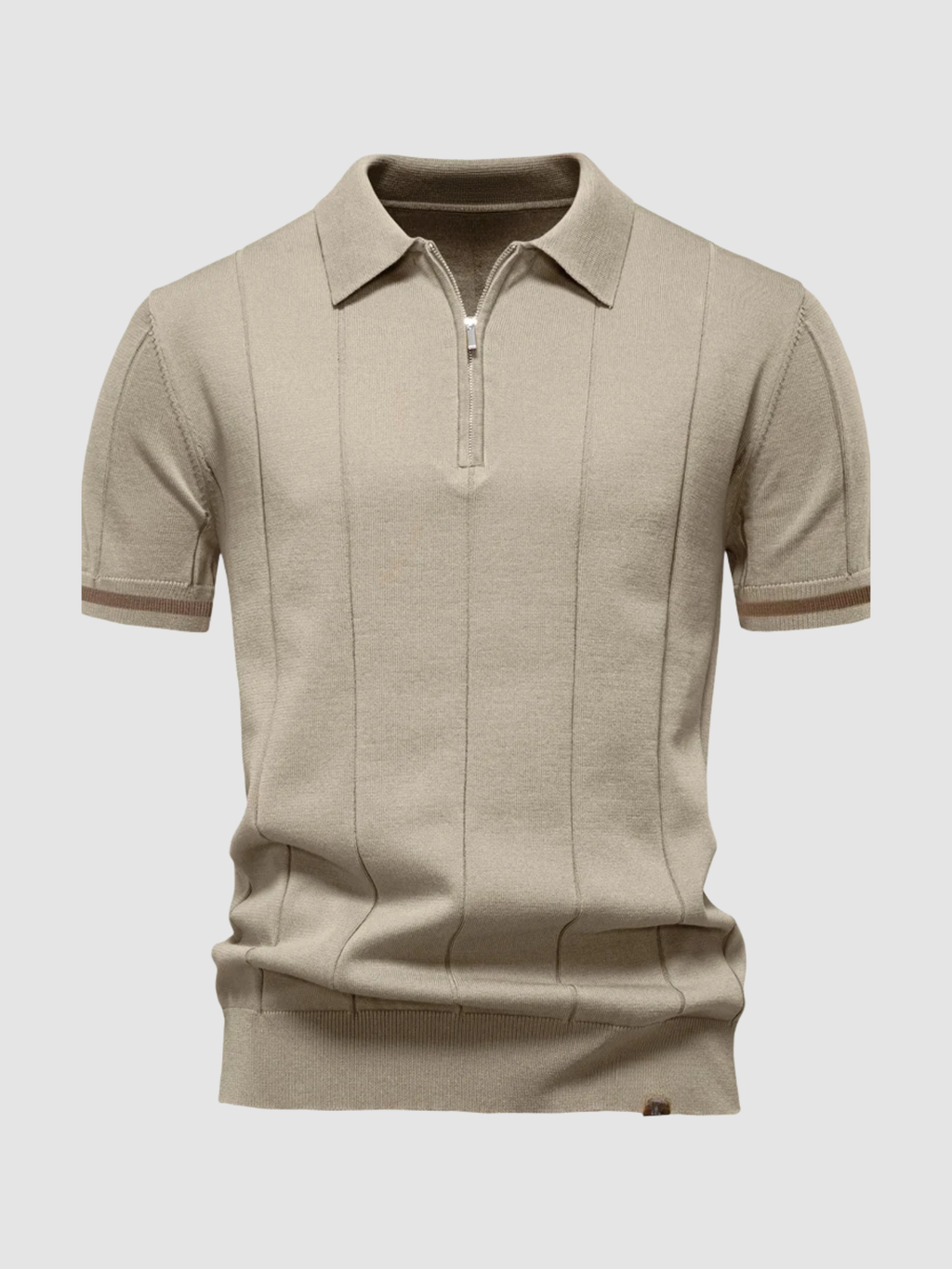 Men’s Slim Fit Polo Shirt – Short Sleeve, Button Collar