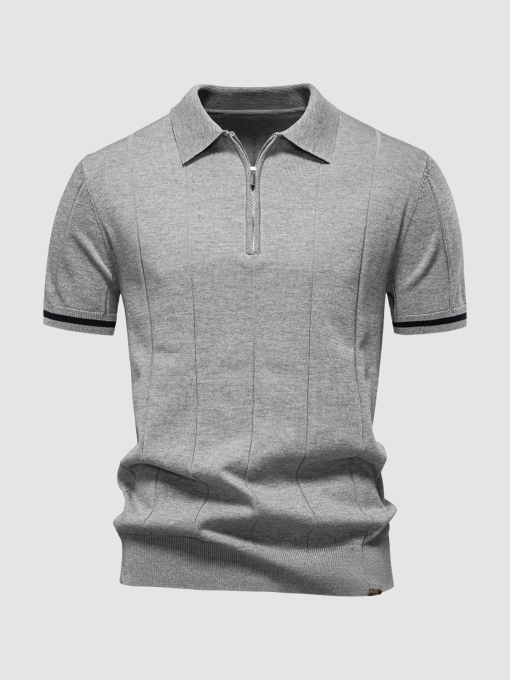 Men’s Slim Fit Polo Shirt – Short Sleeve, Button Collar