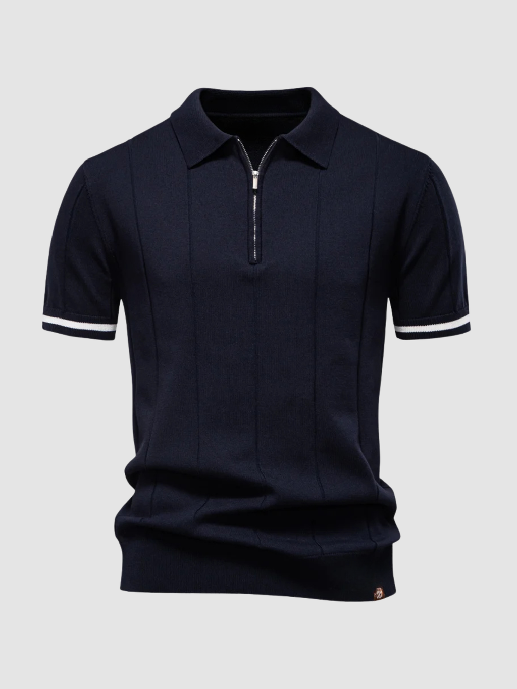 Men’s Slim Fit Polo Shirt – Short Sleeve, Button Collar