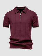 Men’s Slim Fit Polo Shirt – Short Sleeve, Button Collar