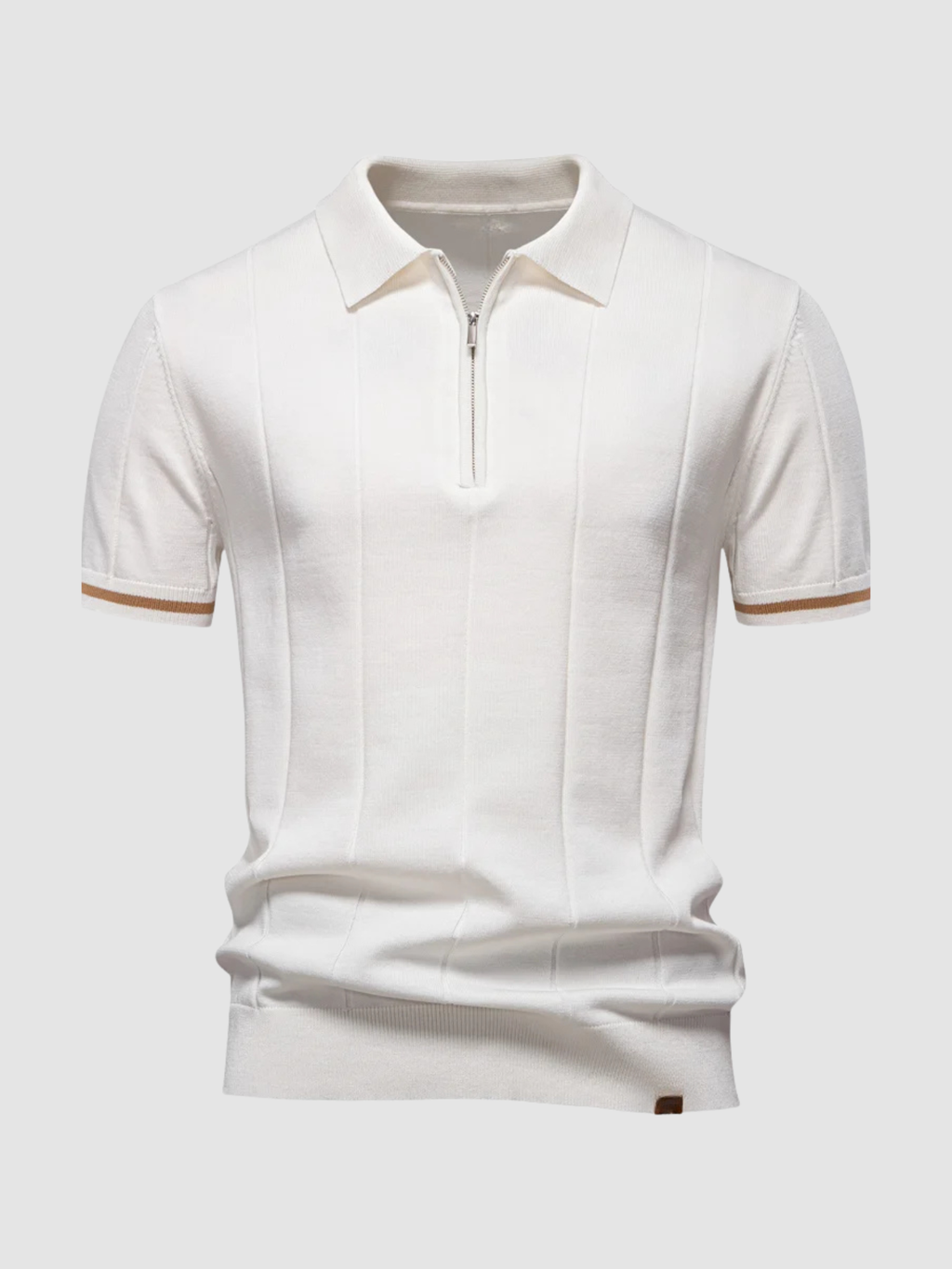 Men’s Slim Fit Polo Shirt – Short Sleeve, Button Collar
