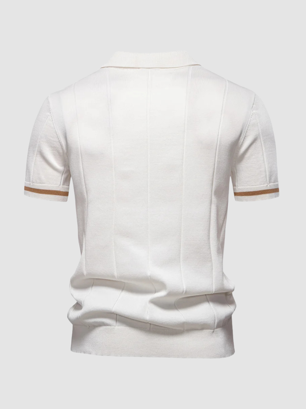 Men’s Slim Fit Polo Shirt – Short Sleeve, Button Collar