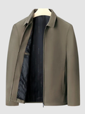 Men’s Zip-Front Jacket – Long Sleeve, Regular Fit
