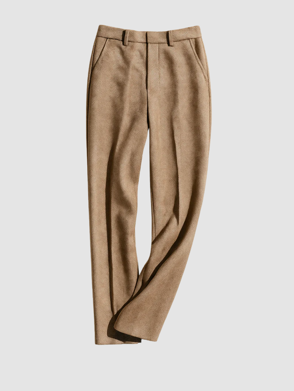 Women’s Straight-Leg Trousers – Mid-Rise, Full Length, Tailored Fit