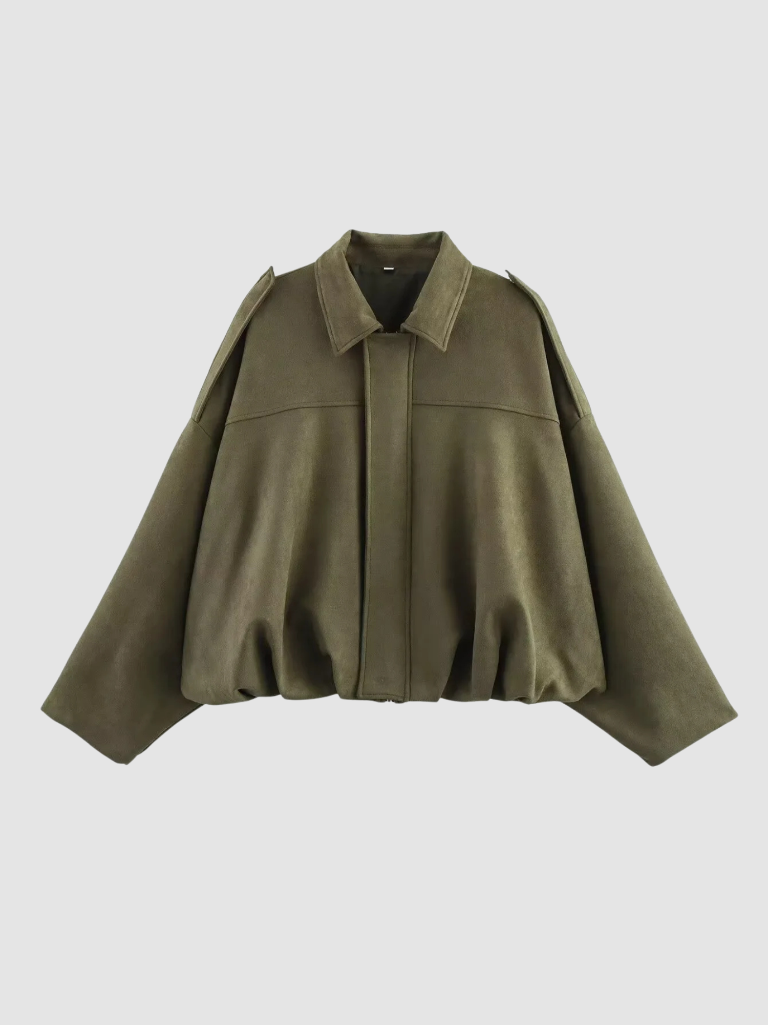 Women’s Zip-Up Jacket – Full Zip Closure, Long Sleeve, Relaxed Fit