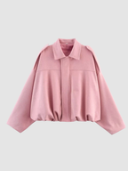 Women’s Zip-Up Jacket – Full Zip Closure, Long Sleeve, Relaxed Fit