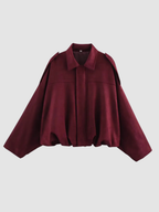Women’s Zip-Up Jacket – Full Zip Closure, Long Sleeve, Relaxed Fit